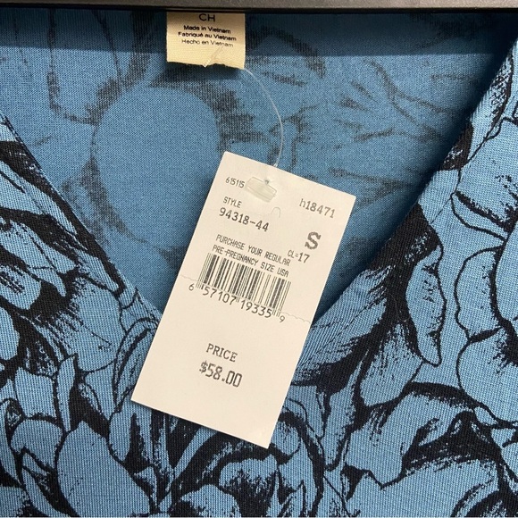 Mimi Maternity Cascade Floral Maternity Dress Size S Ankle Length 3/4 sleeves - Picture 9 of 13